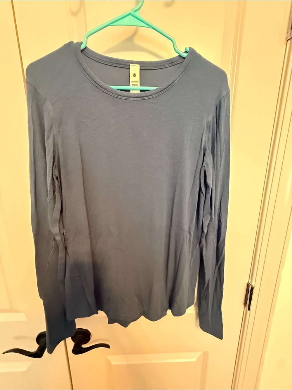 lululemon athletica Women's Long-Sleeve Crewneck Top - Slate Blue